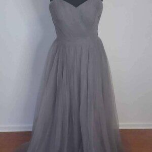 Lilac Lace Floor length Gown